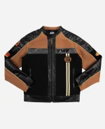 Star Wars Rebel X-Wing Moto Racer Jacket - Black & Brown