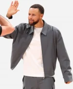 Stephen Curry Golden State Warriors 2025 Grey Jacket