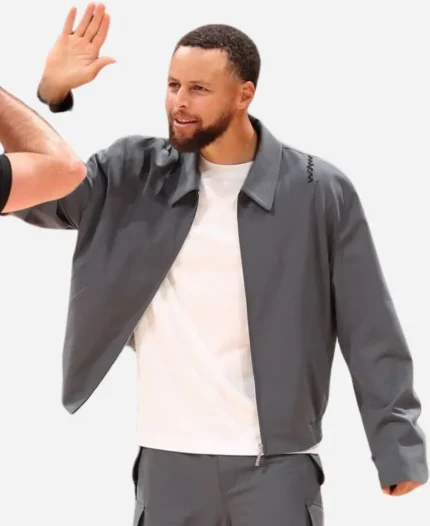 Stephen Curry Golden State Warriors 2025 Grey Jacket