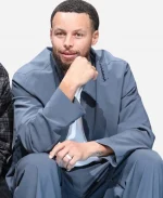 Stephen Curry Golden State Warriors 2025 Miami Grey Zip-Up Jacket