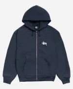 Stüssy Basic Navy Zip Hoodie