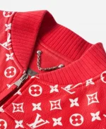 Supreme x Louis Vuitton Leather Jacket - Red