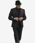 Sylvester Stallone Tulsa King Purple Suit