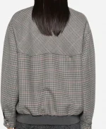 Taylor Swift Chiefs vs Texans Plaid Wool Bomber Jacket