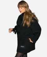 Taylor Swift NYC Duffle Black Coat