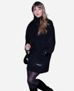 Taylor Swift New York City Double Face Duffle Black Coat