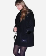 Taylor Swift New York City Double Face Duffle Coat - Black