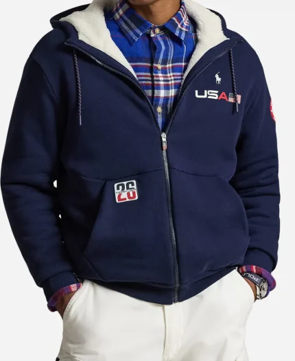 Team USA 2026 Fleece Full-Zip Hoodie