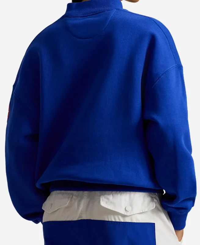 Team USA 2026 Fleece Mockneck - Blue