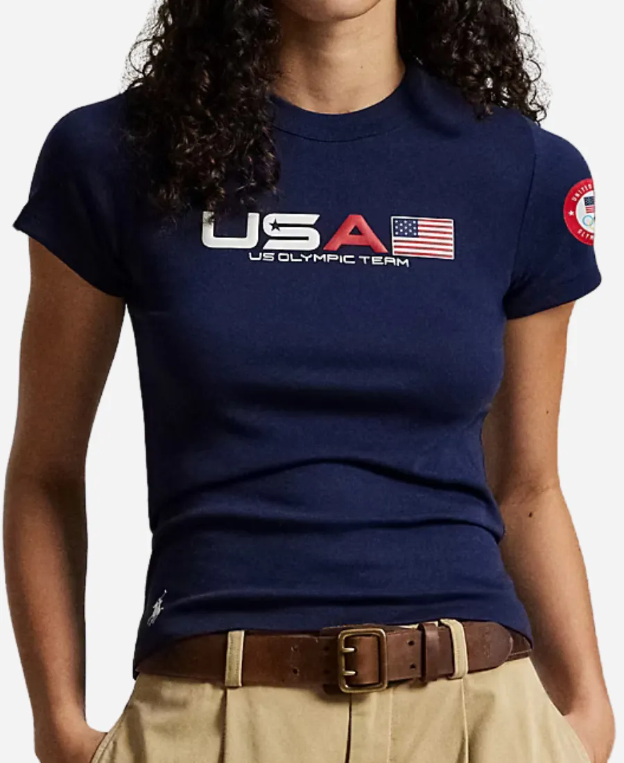 Team USA 2026 Graphic Cotton T-Shirt Team USA 2026 Graphic Cotton T-Shirt