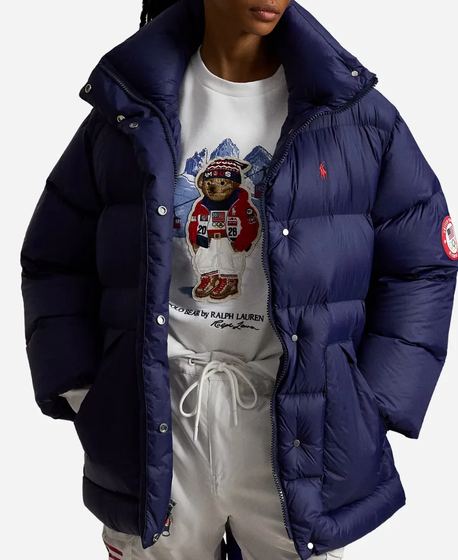 Team USA 2026 Oversized Down Puffer Jacket Team USA 2026 Oversized Down Puffer Jacket