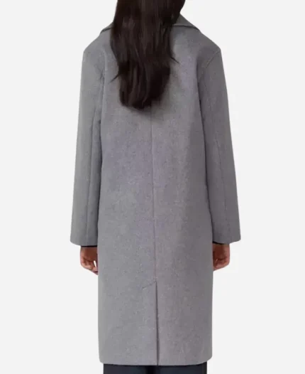 The Copenhagen Test S01 Melissa Barrera Grey Trench Coat