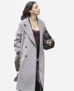 The Copenhagen Test Season 01 Michelle Grey Trench Coat