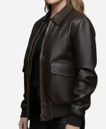 The Housemaid 2025 Sydney Sweeney Black Leather Jacket