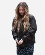 The Housemaid Sydney Sweeney Black Leather Jacket