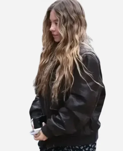 The Housemaid Sydney Sweeney Leather Jacket -Black