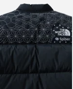 The North Face Japan x Sashiko Gals Black Nuptse Zipper Hanten Jacket