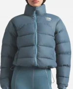 The North Face x Skims Nuptse Blue Jacket