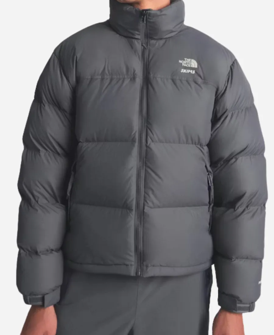 The North Face x Skims Nuptse Grey Jacket The North Face x Skims Nuptse Grey Jacket