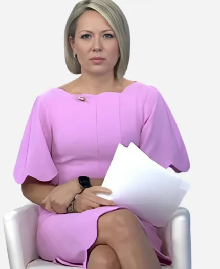 The Today Show Dylan Dreyer Scallop Mini Dress