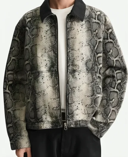 The Voice S28 Snake Printed Jacket