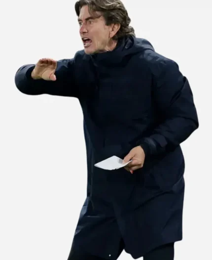 Thomas Frank Premier League 2025 Raincoat - Navy Blue