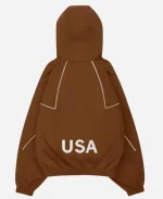 Timothee Chalamet Marty Supreme Brown Hooded Jacket - For Sale