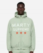 Timothée Chalamet Marty Supreme Green Jacket