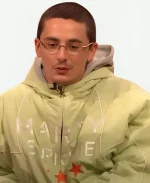 Timothée Chalamet Marty Supreme Star Print Jacket