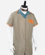 Tom Hiddleston 2021 Time Variance Authority Marvel Loki Light Brown Jumpsuit