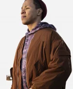 Tracker Bobby Exley Bomber Jacket - Brown