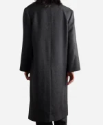 Travis Kelce Arrowhead Stadium Wool Coat - Black