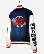 Truly x Jeff Hamilton US Soccer USMNT 2025 Wool With Leather Sleeves Varsity Jacket