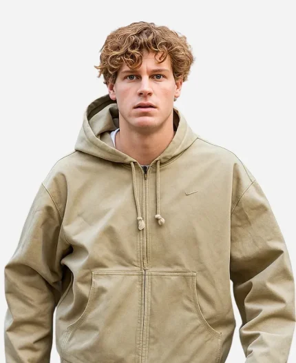 Turin ATP Finals Jannik Sinner Hooded Jacket - Beige