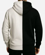 Tv Program Unus Annus Split Black And White Pullover Hoodie