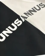 Tv Program Unus Annus Split Black & White Pullover Hoodie