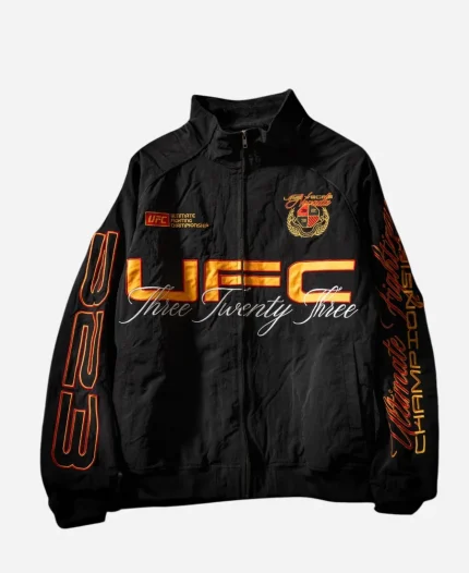 UFC 323 Racing Black Full-Zip Jacket