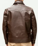 Unisex Aldrick Brown Vintage Leather Jacket 
