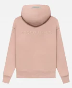 Unisex Fear Of God Essentials Kids Pink Pullover Hoodie