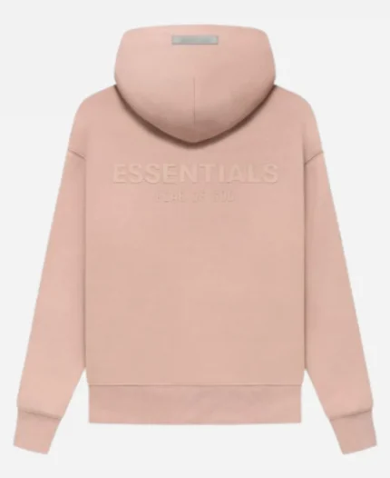 Unisex Fear Of God Essentials Kids Pink Pullover Hoodie