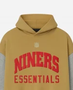 Unisex Fear of God San Francisco 49ers Essentials Gold & Heather Gray Sport Hoodie