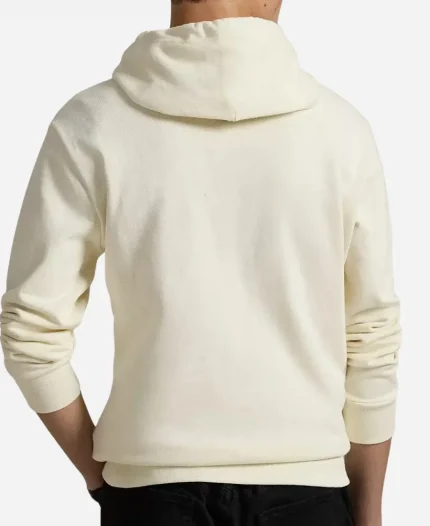 Unisex Lunar New Year Polo Bear Clubhouse Cream Hoodie