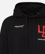 Unisex McLaren Lando Norris Silverstone Special Edition Black Pullover Hoodie