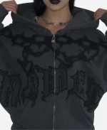 Unisex Named Collective Chains Zip Cast Iron Hoodie - For Sale