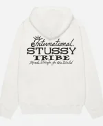 Unisex StÜssy Ist Pigment Dyed Cream Pullover Hoodie