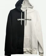 Unus Annus Split Hoodie - Black & White