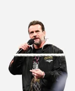 WWE Wrestler CM Punk Hooded Zipper Bomber Jacket