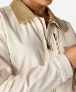Women's Carhartt Re-Engineered Rugged Flex Loose Fit Canvas Detroit Cream Jacket