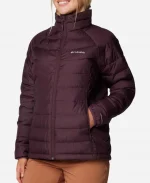 Women's Columbia Powder Lite Full Zip Jacket - Maroon