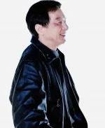 Wong Tak-Chung Black Leather Jacket